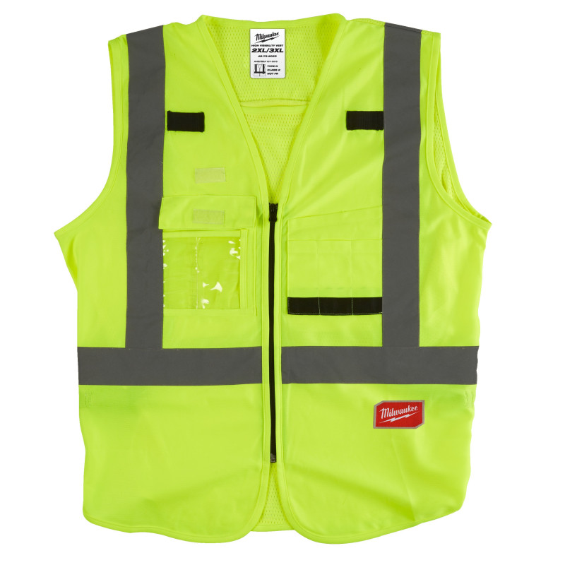 GILET HAUTE VISIBILTÉ JAUNE - L/XL - 1 PC