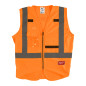 GILET HAUTE VISIBILTÉ ORANGE - L/XL - 1 PC