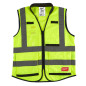 GILET PREMIUM HAUTE VISIBILTÉ JAUNE - S/M - 1 PC