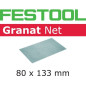 Abrasif maillé STF 80x133 P180 GR NET/50 Granat Net Festool