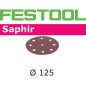 Abrasif STF D125/8 P50 SA/25 Saphir Festool