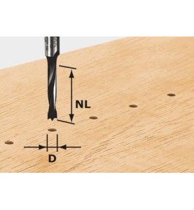 Festool Foret pour chevilles HW D3/16