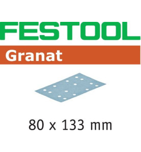 Festool Abrasifs STF 80x133 P80 GR/50 Granat