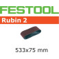 Bande abrasive L533X 75-P40 RU2/10 Rubin 2 Festool