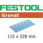 Abrasifs STF 115X228 P80 GR/50 Granat Festool