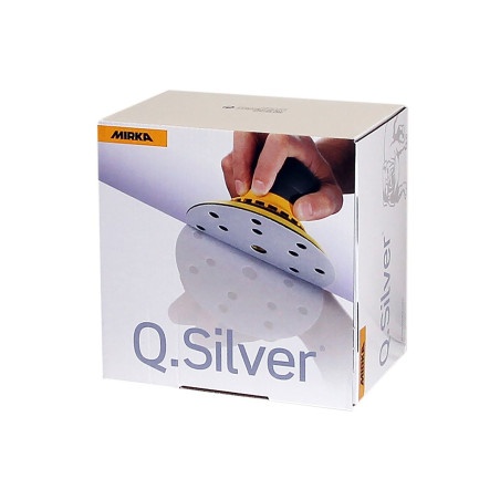 Q.SILVER 150mm Grip 15T P150, 100/unité Mirka