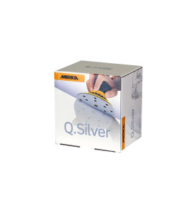 Q.SILVER 77mm Grip 6T P120, 100/unité Mirka