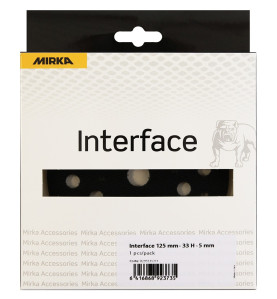 Interface 125mm 33 trous 5mm, 1/unité Mirka