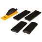 Kit cale aspirante 4 en 1 70x198mm grip 40T jaune Mirka