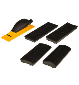 Kit cale aspirante 4 en 1 70x198mm grip 40T jaune Mirka