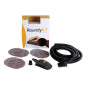 Kit cale ROUNDY 150mm + 15 disques ABRANET Mirka