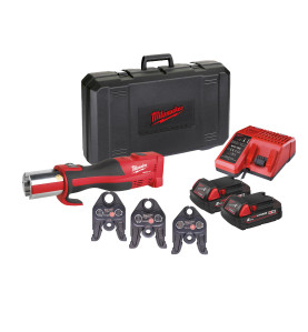 M18 BLHPT202C TH-SET2 - Pince A sertir BRUSHLESS 18V, 2Ah Plombier. Livré en Coffret, 2 batteries 12V 2.0Ah Red Li-Ion, chargeu