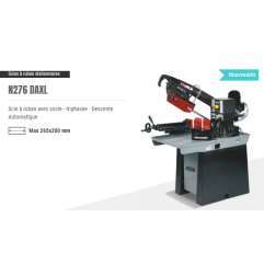 Scie à ruban 2565 descente semi auto 2 Vitesses  400V DA Art:N276DAXL Code:8488071 Femi