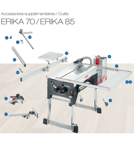 Scie circulaire coulissante ERIKA 85