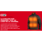 M12 HJGREY5-0 - BLOUSON CHAUFFANT TOUGHSHELL