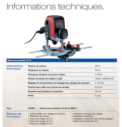 Mafell LO 55 Défonceuse - Nouveauté 2023 - Actuellement disponible