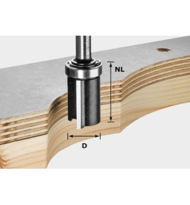 Fraise à affleurer HW S8 D19/NL25 Festool