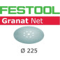 Abrasif maillé STF D225 P100 GR NET/25 Granat Net Festool