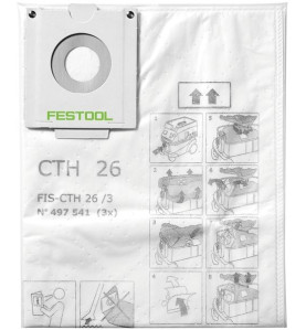 Sac filtre de sécurité FIS-CTH 26/3 Festool