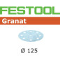 Abrasif STF D125/8 P800 GR/50 Granat Festool