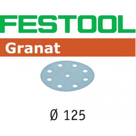 Abrasif STF D125/8 P400 GR/100 Granat Festool