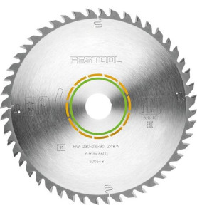 Lame de scie circulaire HW 230x2,5x30 W48 WOOD FINE CUT Festool