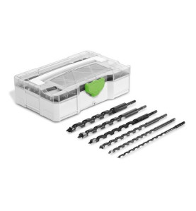 Set de mèches à simple spirale SB CE/6-Set Festool