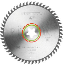 Lame de scie circulaire HW 190x2,6 FF TF54 LAMINATE/HPL Festool