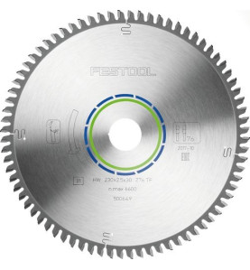 Lame de scie circulaire HW 230x2,5x30 TF76 ALUMINIUM/PLASTICS Festool